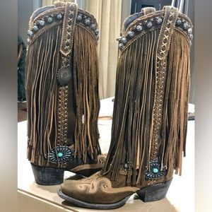 Double D Ranch Prescott Fringe Boots